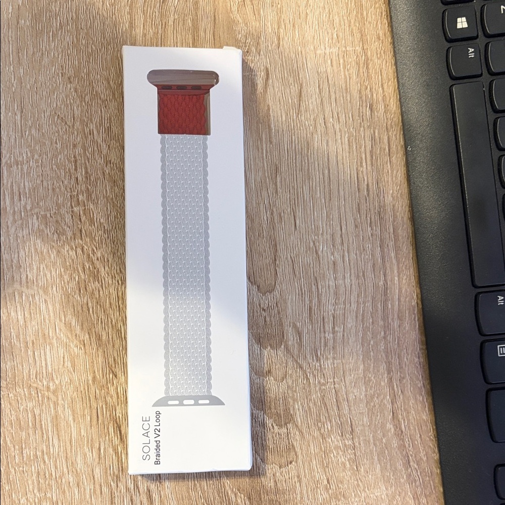 Solace Red Braided V2 Loop Apple Watch Band